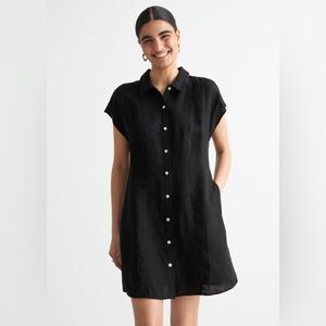 Other Stories linen mini dress, XS